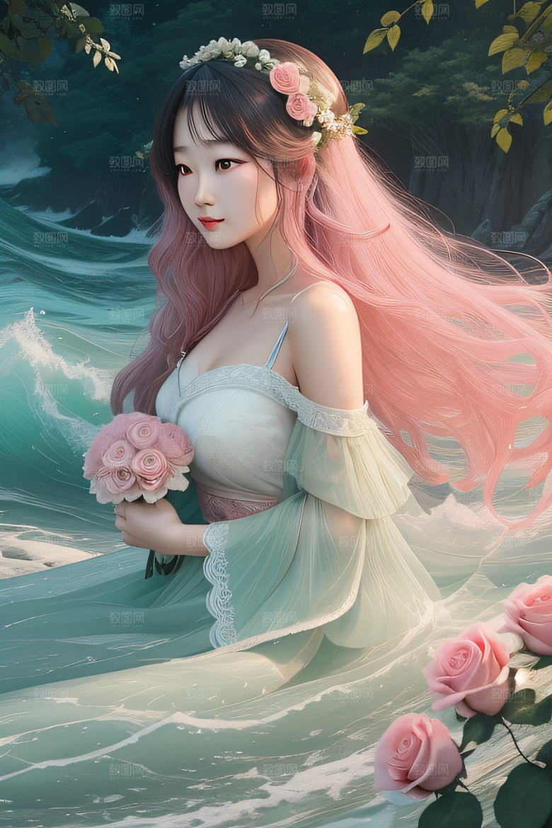 森林宁静宁静丛林中的宜人景致
