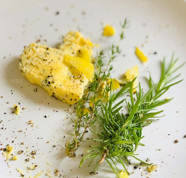 迷迭香香草摄影素材