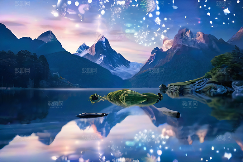 梦幻色彩绚丽世界中的奇幻冒险