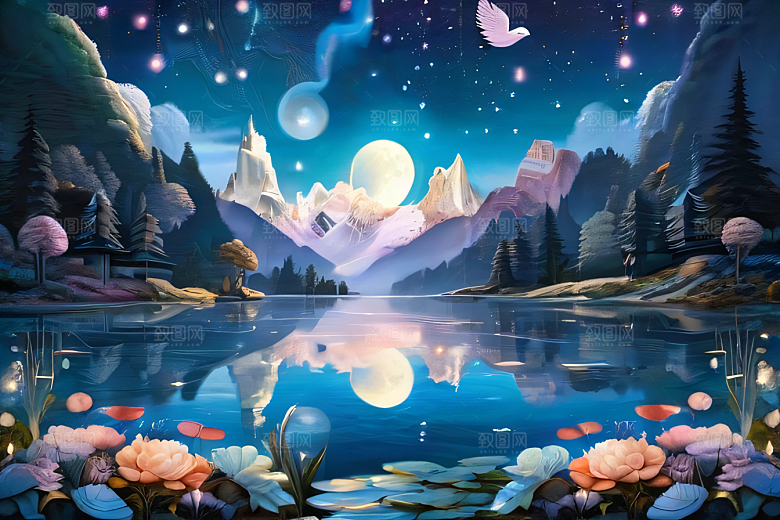 海浪细节浩大浪潮中的精细纹理