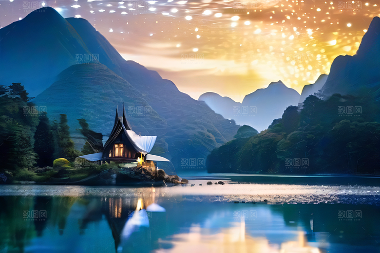 海浪细节浩大浪潮中的精细纹理