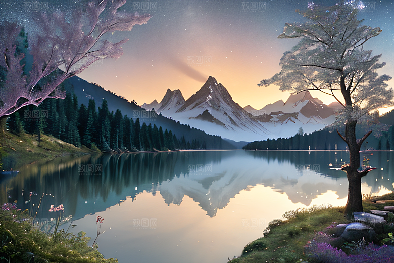 壮丽浪潮层层叠叠的浩大力量