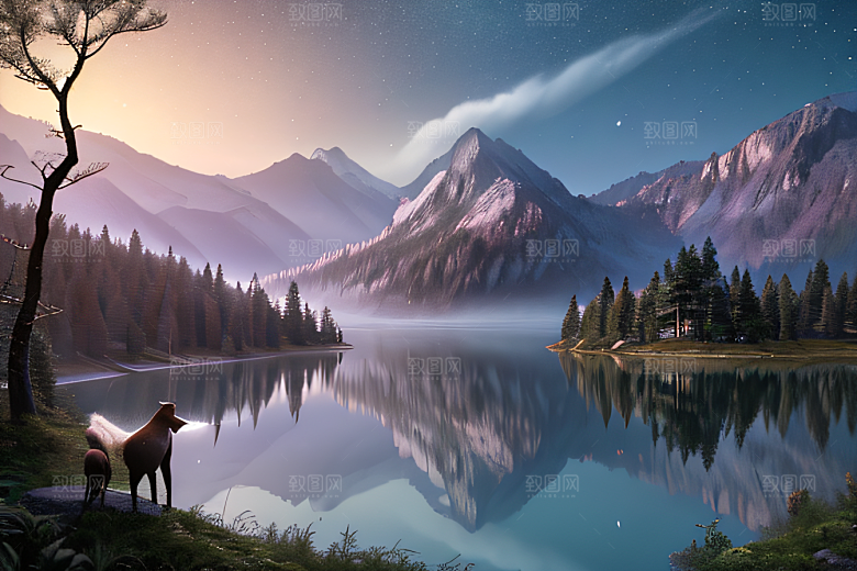 壮丽浪潮层层叠叠的浩大力量