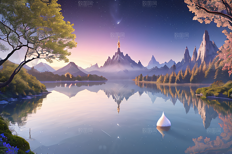 壮丽浪潮层层叠叠的浩大力量