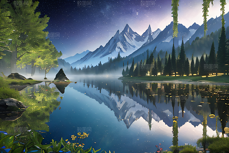 壮丽浪潮层层叠叠的浩大力量
