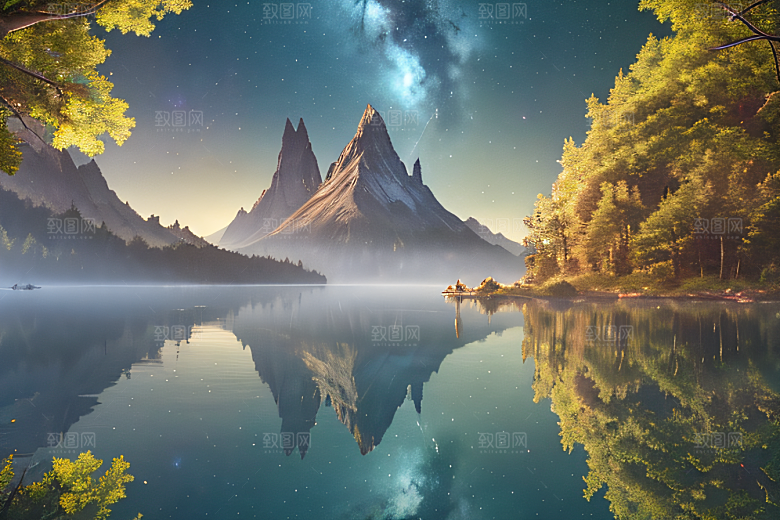 壮丽浪潮层层叠叠的浩大力量