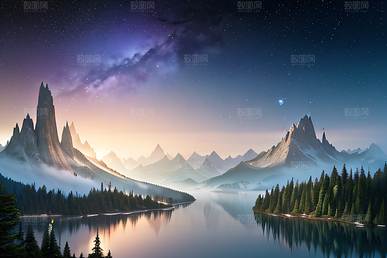 壮丽浪潮层层叠叠的浩大力量