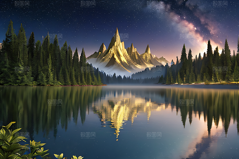 壮丽浪潮层层叠叠的浩大力量