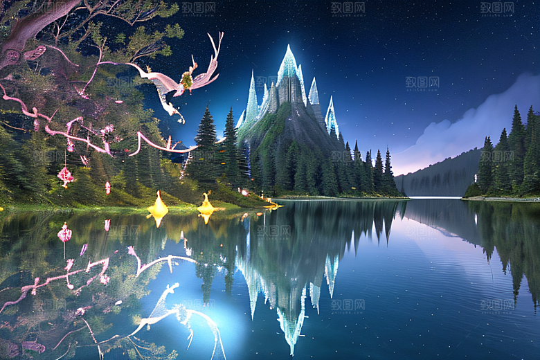 壮丽浪潮层层叠叠的浩大力量
