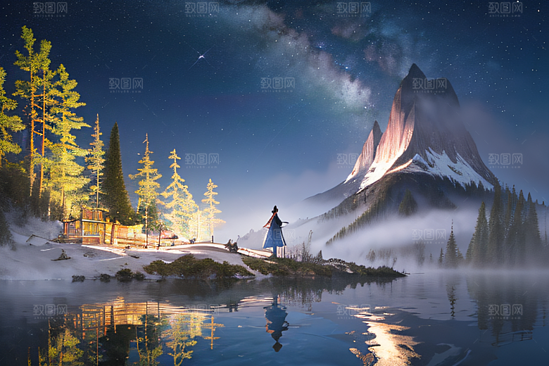 壮丽浪潮层层叠叠的浩大力量