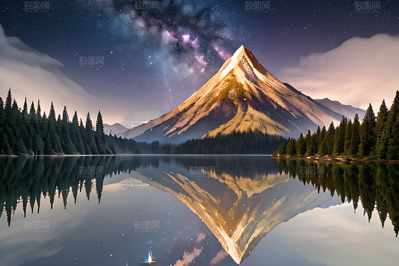 壮丽浪潮层层叠叠的浩大力量