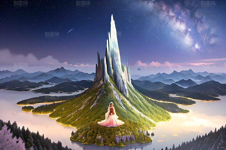 壮丽浪潮层层叠叠的浩大力量