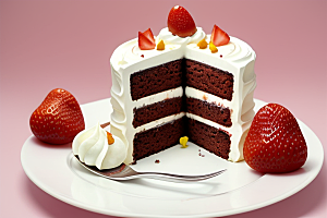 创意十足的草莓蛋糕装饰技巧