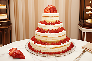 美味诱人的草莓蛋糕制作方法
