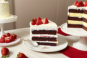 美食艺术中的草莓蛋糕创作灵感