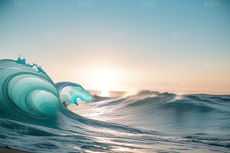 沉浸在海浪声音中的放松时刻