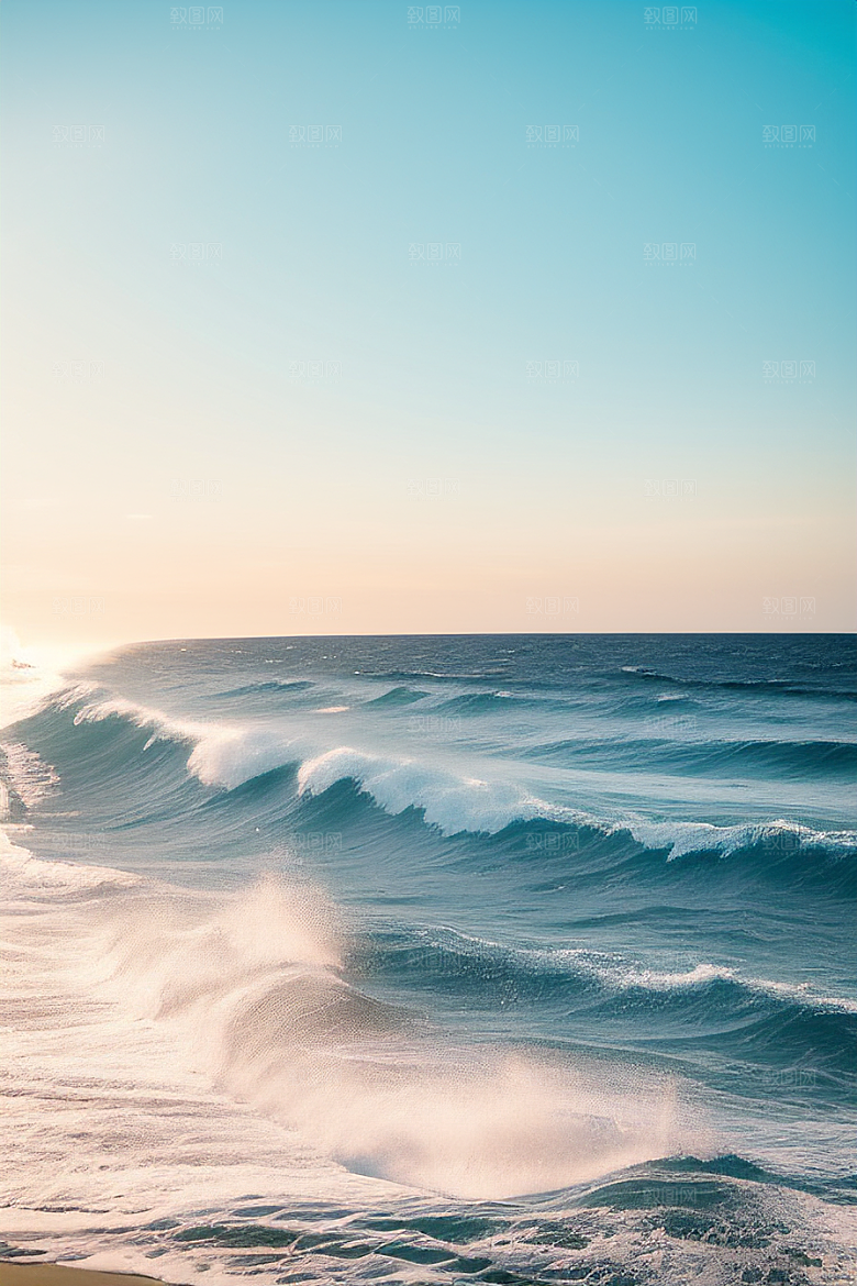 沉浸在海浪声音中的放松时刻