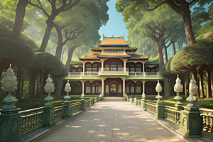 幻景绝美宫殿在海洋和森林中的惊艳呈现