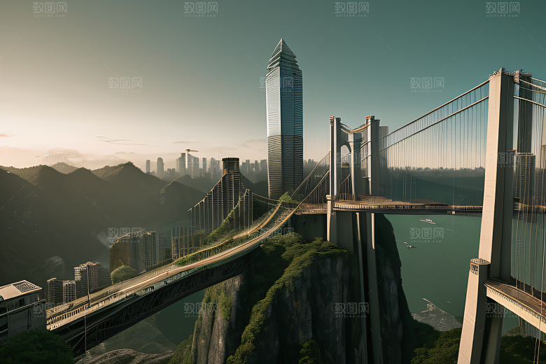 惊险之旅高楼与悬崖