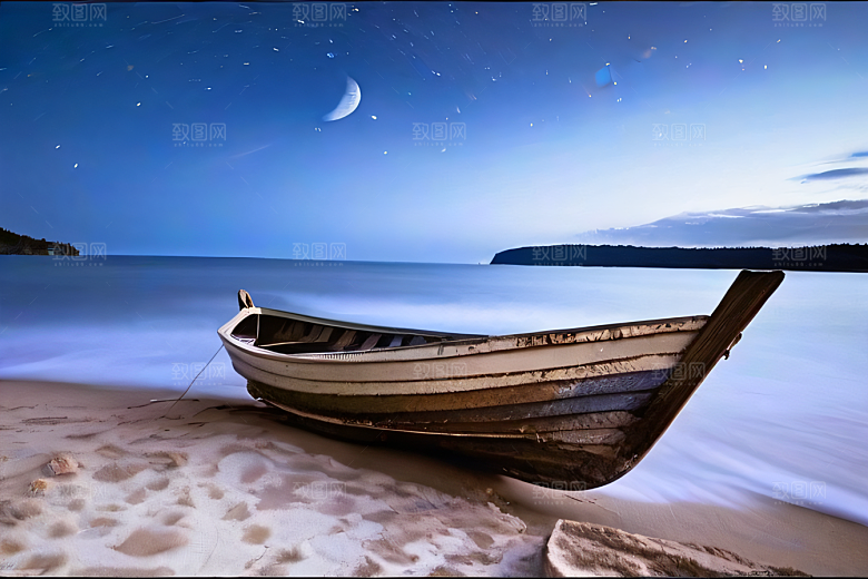 海滩岩石的细腻纹理