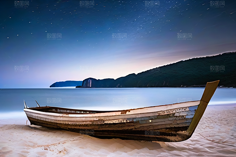 海滩岩石的细腻纹理