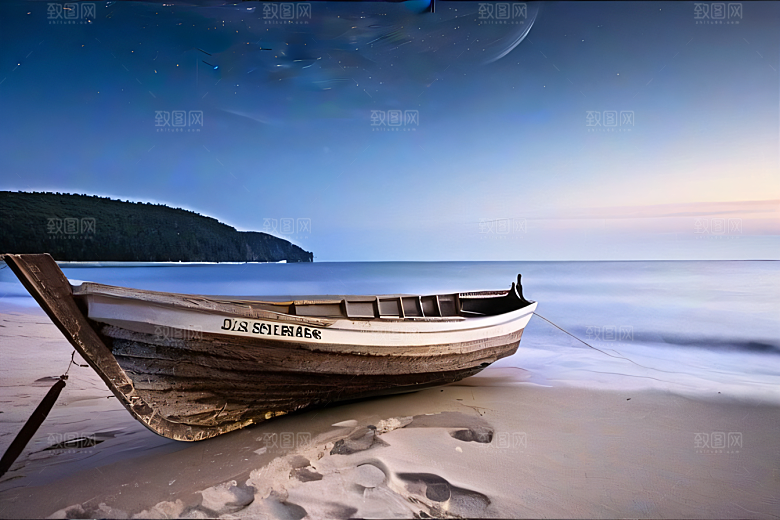 海滩岩石的细腻纹理