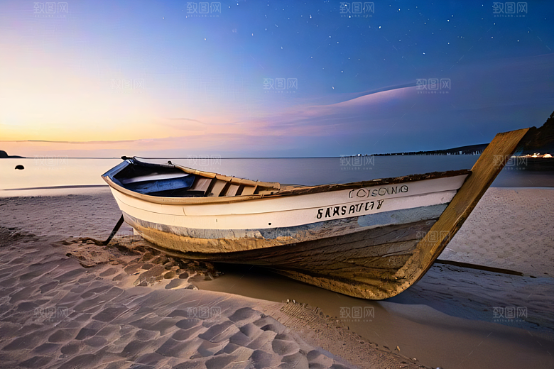 海边的宁静与祥和美景
