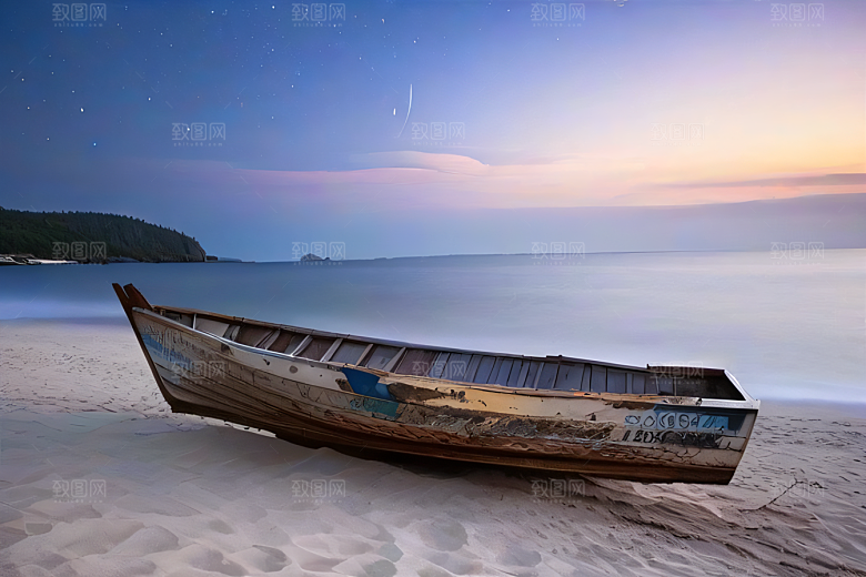 海边的宁静与祥和美景