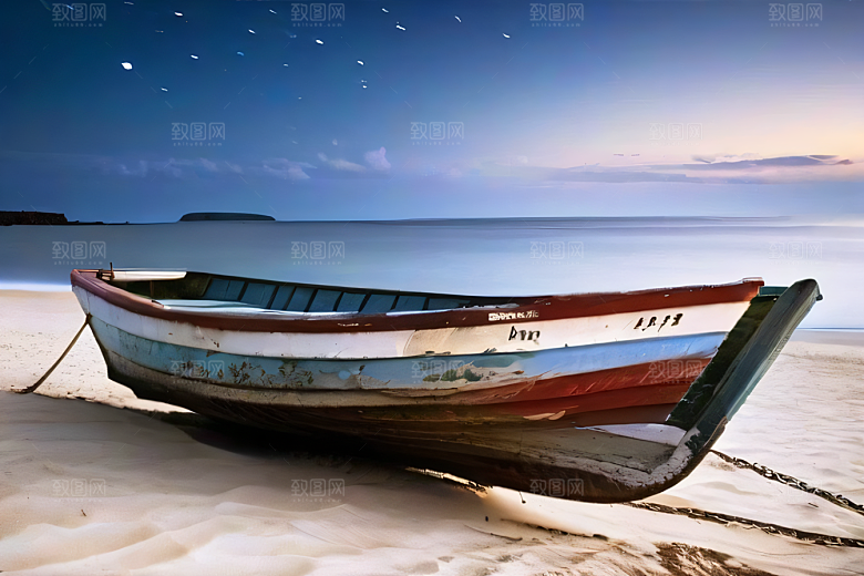 海边的宁静与祥和美景