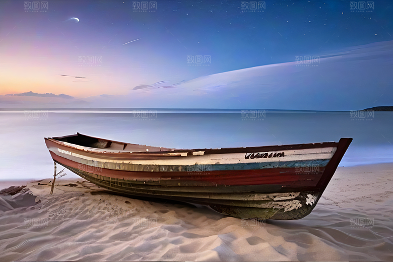 海边的宁静与祥和美景