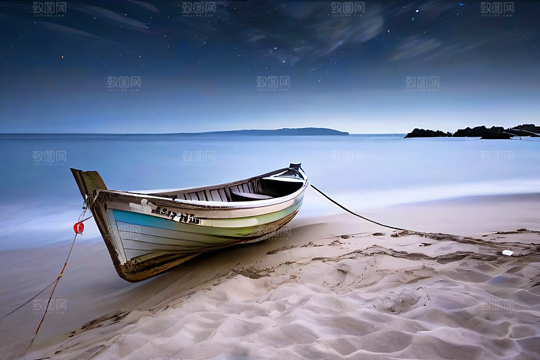 海边的宁静与祥和美景