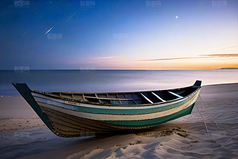 海边的宁静与祥和美景