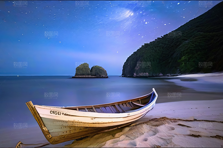 海边的宁静与祥和美景
