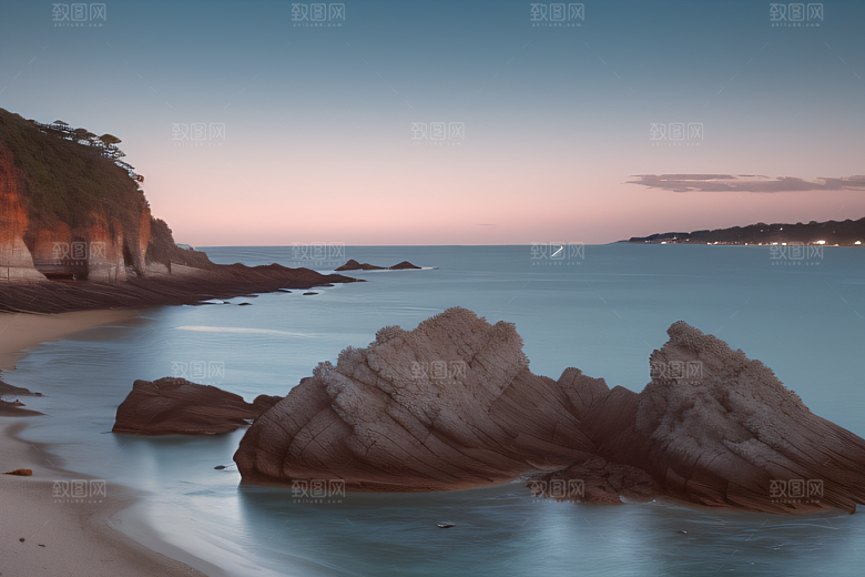 大海与星空的交织