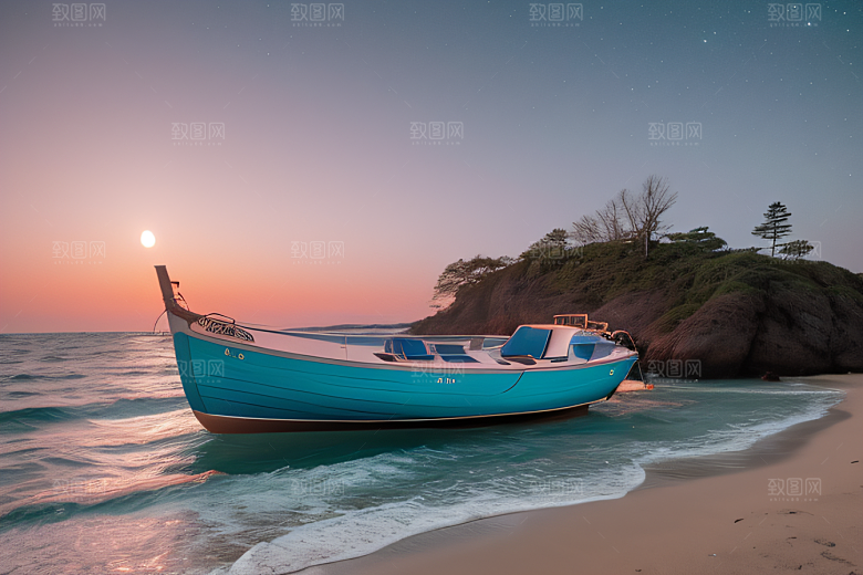 大海与星空的交织