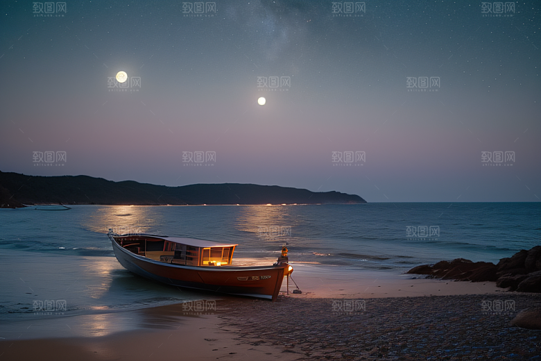 大海与星空的交织