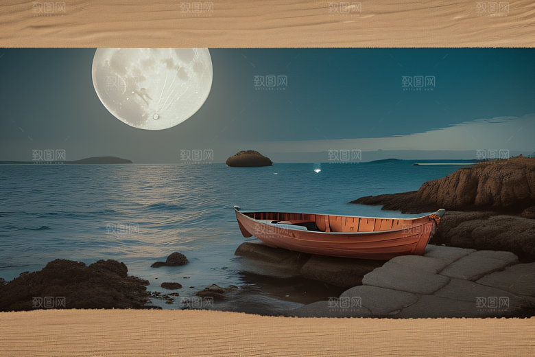迷人的海边画面美景