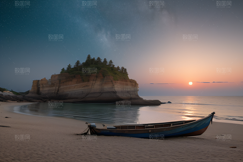 迷人的海边画面美景