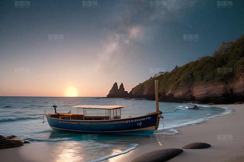 迷人的海边画面美景