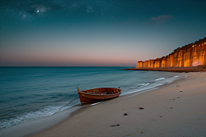 迷人的海边画面美景