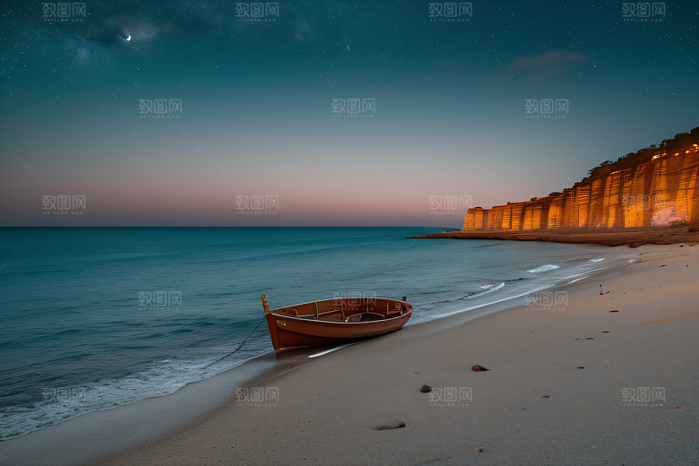 迷人的海边画面美景