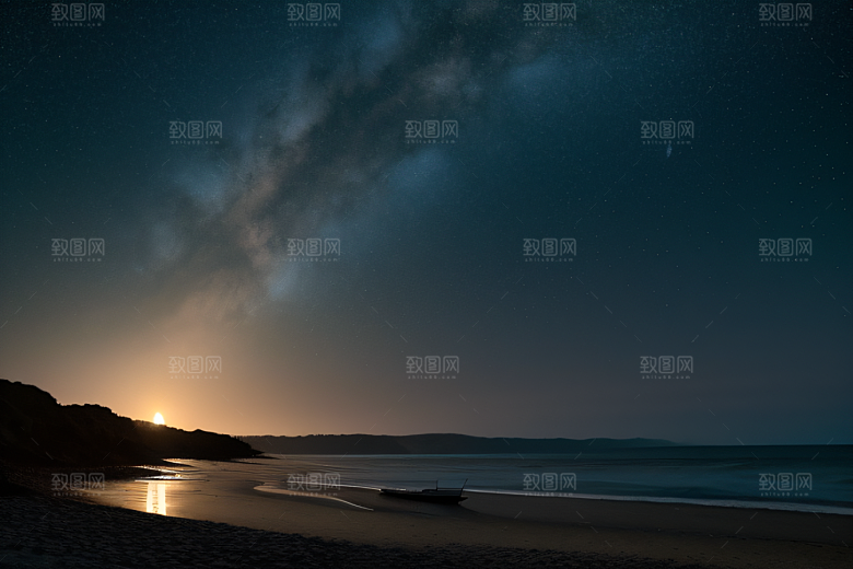 迷人的海边画面美景
