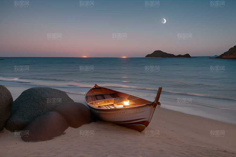 迷人的海边画面美景