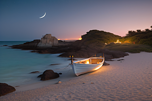 迷人的海边画面美景