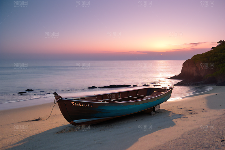 海边的宁静与祥和美景
