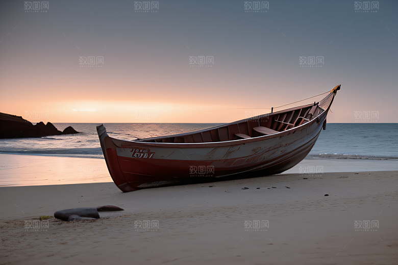 海边的宁静与祥和美景