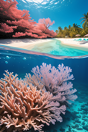 热带风情探索马尔代夫的色彩世界