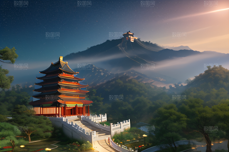 仙境童话星空璀璨