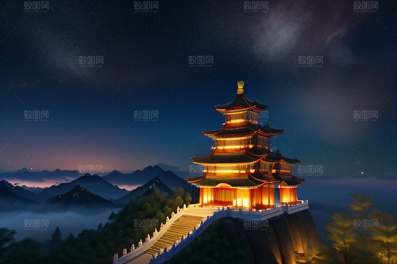 仙境童话星空璀璨