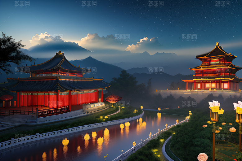 仙境童话星空璀璨